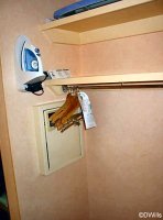 Closet, lower safe and hangers