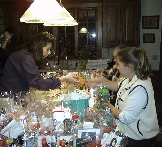 Dotti and friends busy at work