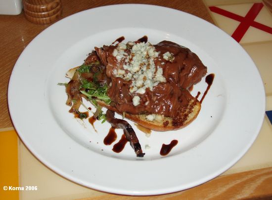 Braised Beef "Sandwich" at Yacht Club Galley