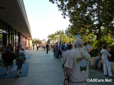 D23 Destination D Line to get into the event
