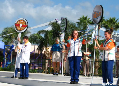 Parade of Future World Attraction Representatives