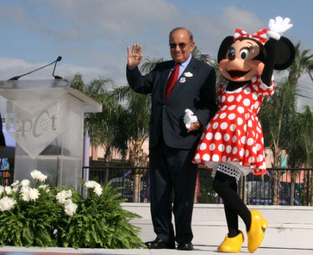 Marty Sklar and Minnie
