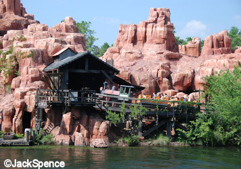 Racing around Big Thunder Mountain