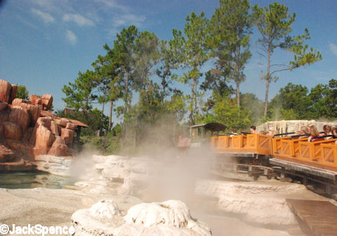 Racing around Big Thunder Mountain