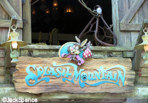 Splash Mountain Sign