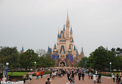 Cinderella Castle at Tokyo Disneyland