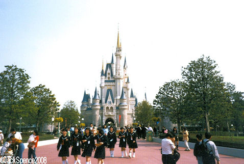 Cinderella Castle at Tokyo Disneyland
