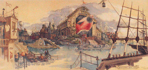 Discovery Bay Disneyland California Artist Rendering