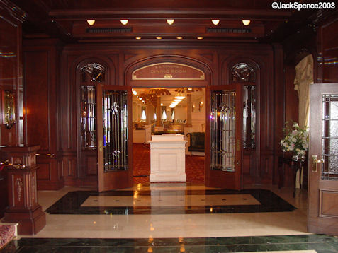 Columbia Dining Room S.S. Columbia New York Harbor American Waterfront Tokyo DisneySea