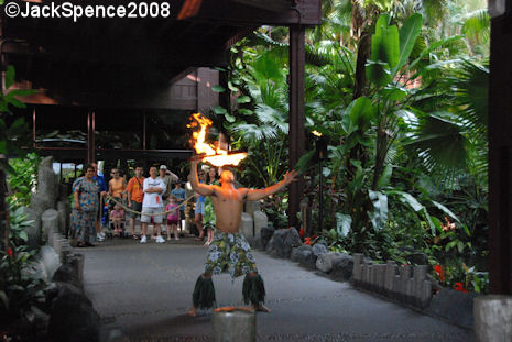 Torch Lighting Ceremony Polynesian Resort at Walt Disney World