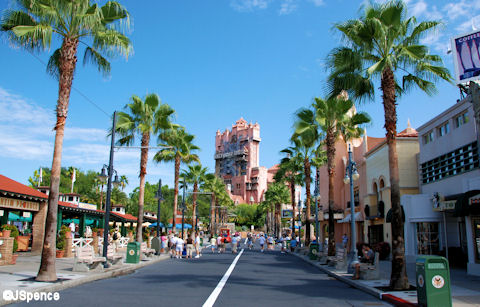 Sunset Blvd. view of Tower
