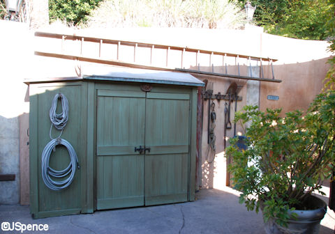 Gardener's Shack and Tools