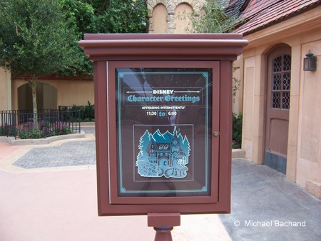 Character Greeting sign