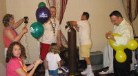 You didn't think we actually blew up all those balloons, did you?