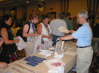 Deb greats AllEarsNet.com readers at the table!