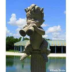 Fantasia Gardens Flute Piping Faun