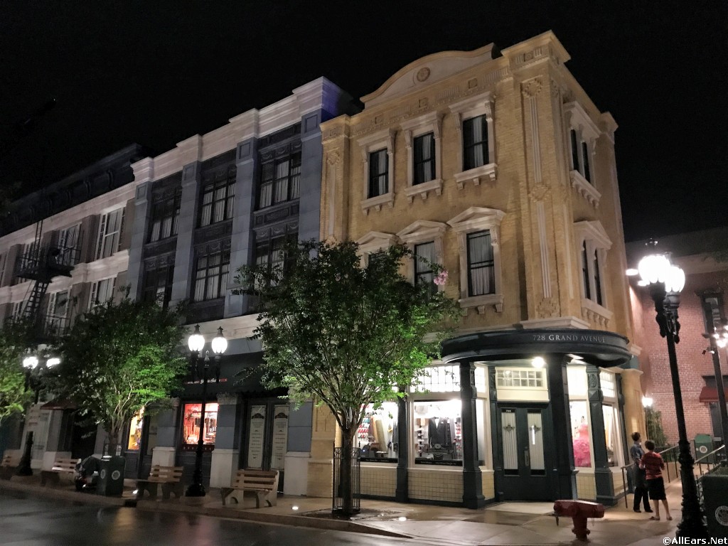 Disney's Hollywood Studios Grand Avenue at Night