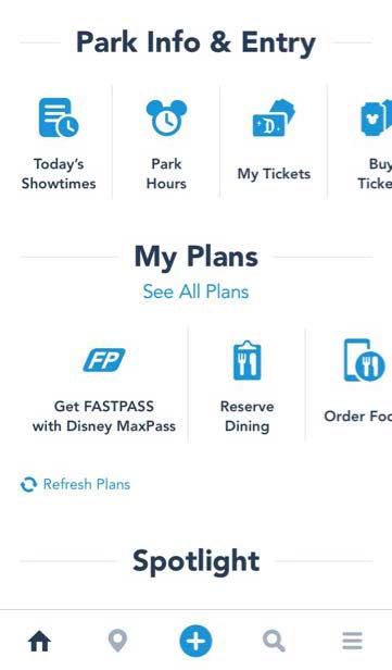 Disneyland Mobile Order