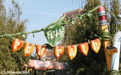 Flik's Fun Fair Entrance Sign