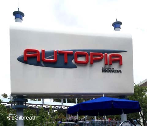 Autopia sign