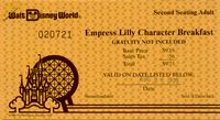 1989 Empress Lily Breakfast