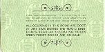 back of ticket