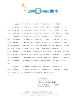 82 Epcot Commemorative Letter