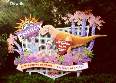 Ellen's Energy Adventure Sign