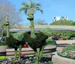 Fantasia Topiiaries Epcot Flower and Garden Festival