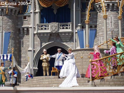 Cinderella Greets Crowd