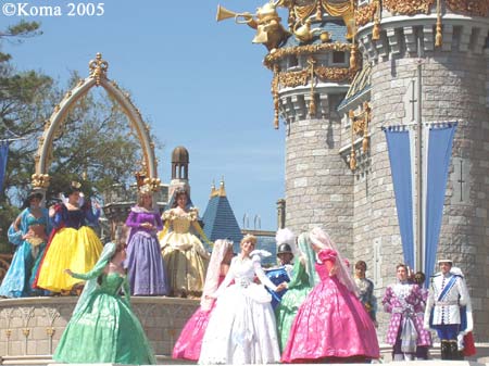 Cinderella & Court