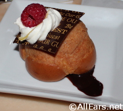 Lemon-Raspberry Cream Puff