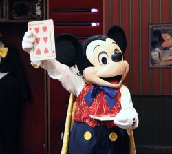 Magician Mickey Mouse at the Town Square Theater