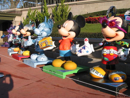 75 Years of Mickey Statues