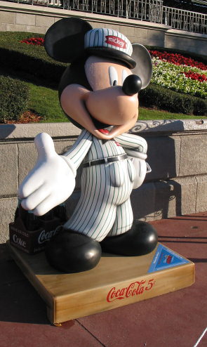 Delivery Man MIckey Statue