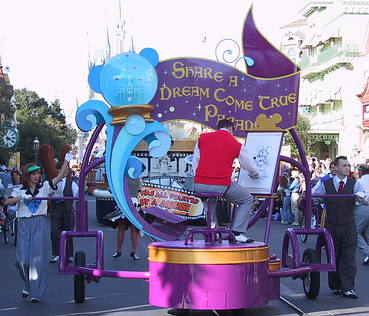 Share a Dream Come True Opening Float