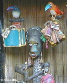 William and Morris at the Tiki Room